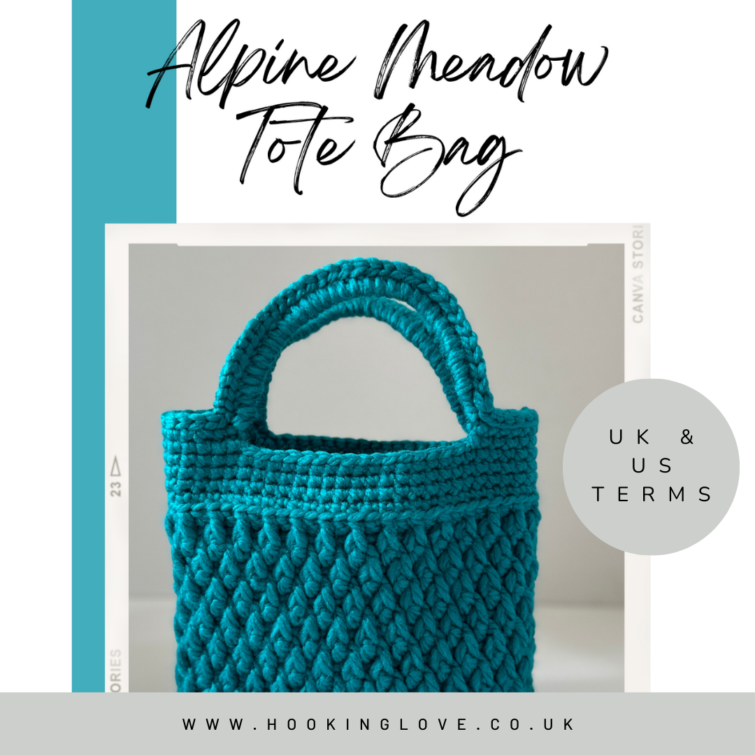 Alpine Meadow Tote Bag Pattern image